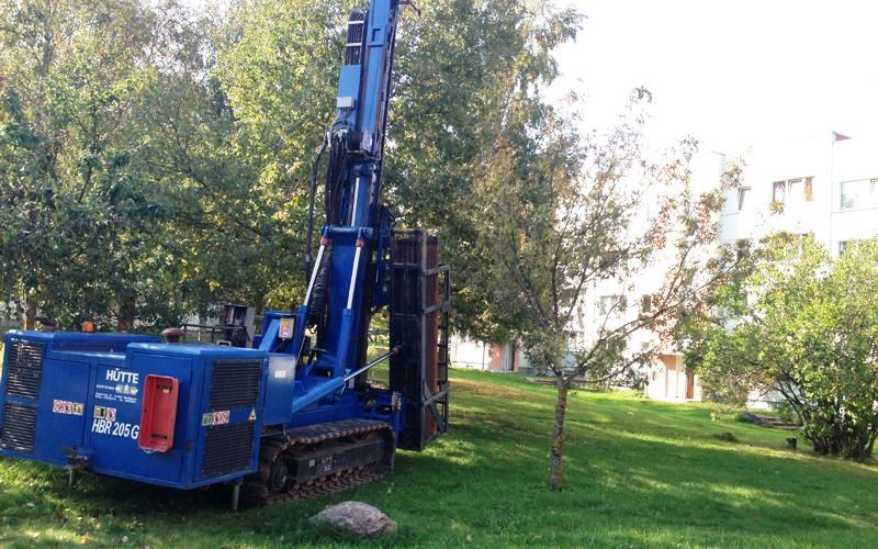 Pāļu urbšana